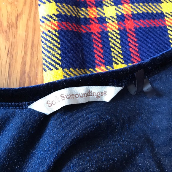 Soft Surroundings Blue Velvet Santiago Dress - Picture 3 of 6